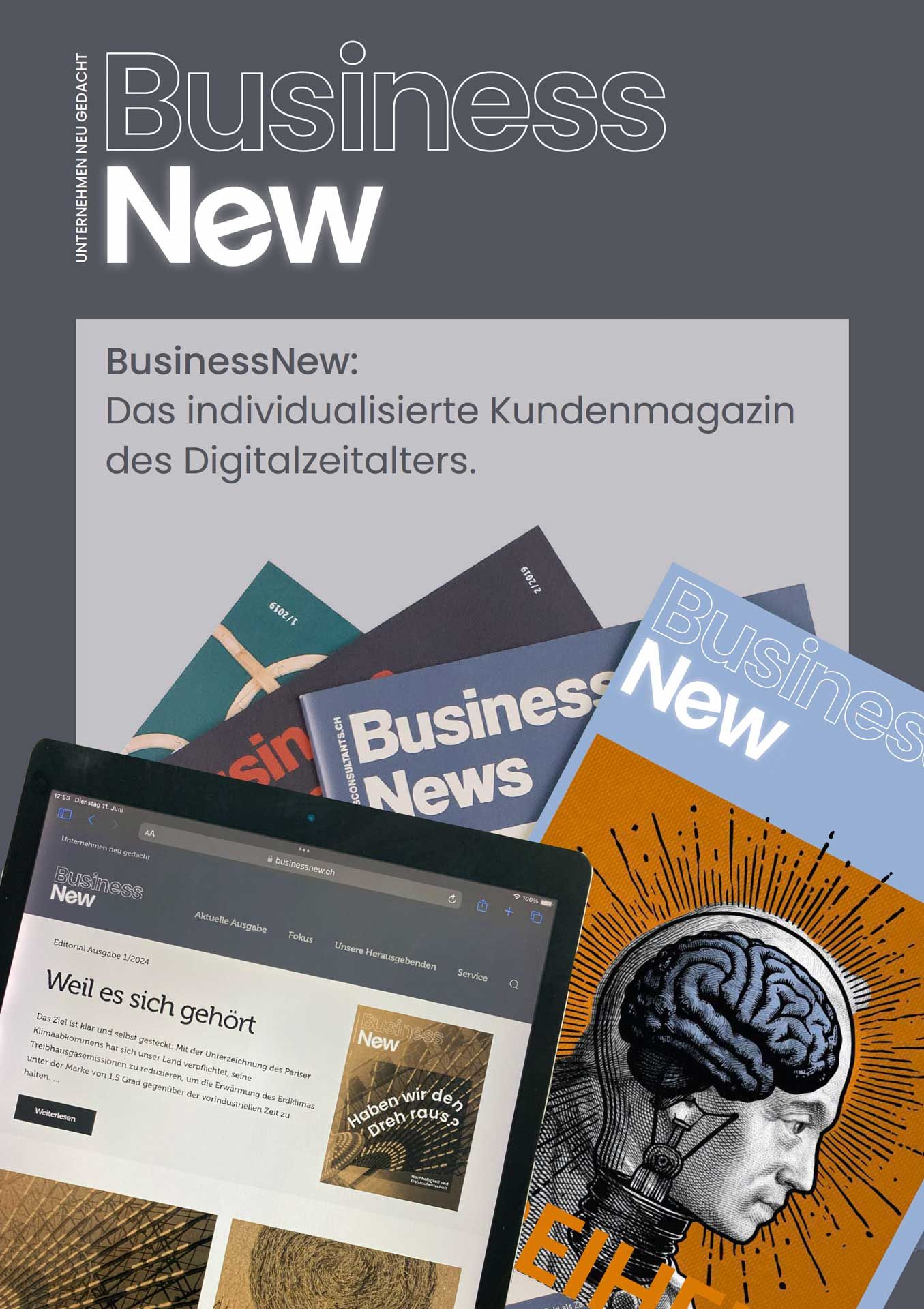 Titelbild von Prospekt für Akquise