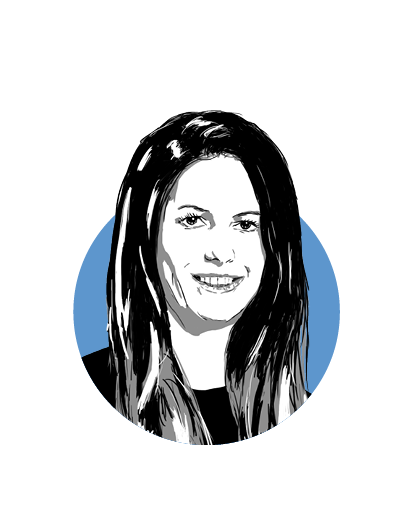 Grafik Portrait Claudia Luzia Surer