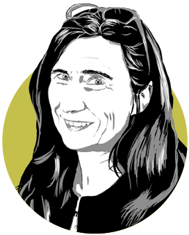 Grafik Portrait Claudia Lüscher