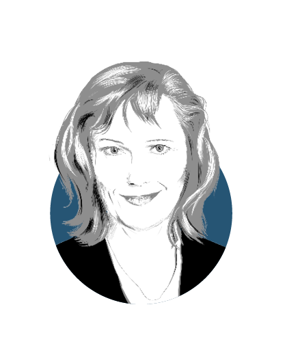 Grafik Portrait Sylvia Loehken