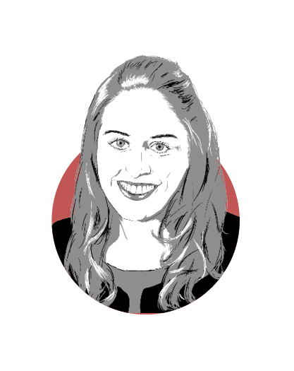 Grafik Portrait Isabelle Simon